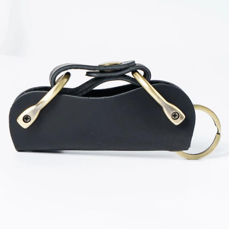 Vintage Leather Key Bag, Manual Key Storage Bag, Car Key Bag