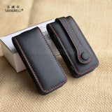 Leather Car Key Case for Porsches Macan 911 Keychain Holder