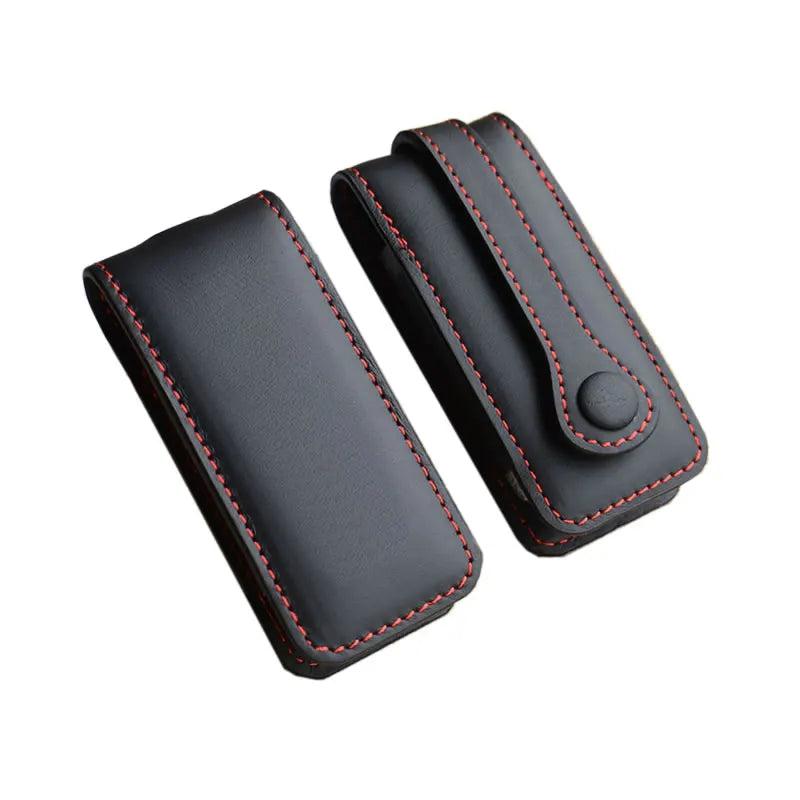 Leather Car Key Case for Porsches Macan 911 Keychain Holder