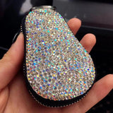 Diamond PU Leather Car Key Cover Case for Girls