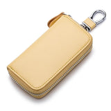 Leather KeyChain Multifunction Key Bag Cowhide Organizer Wallet Holder