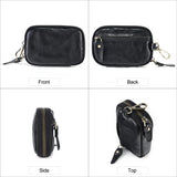 Leather Key Wallet Man Housekeeper Keys Organizer Men Car Key Holder Zipper