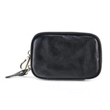 Leather Key Wallet Man Housekeeper Keys Organizer Men Car Key Holder Zipper