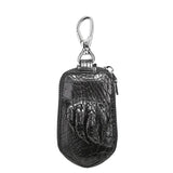 Crocodile Skin Claw Key Bag Large Capacity for Men and Women