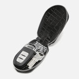 Crocodile Skin Claw Key Bag Large Capacity for Men and Women
