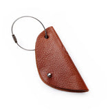 Leather Key Holder Small Home Storage Bag Minimalist Key Ring Pouch