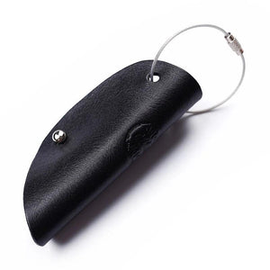 Leather Key Holder Small Home Storage Bag Minimalist Key Ring Pouch