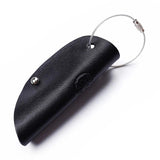 Leather Key Holder Small Home Storage Bag Minimalist Key Ring Pouch