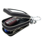 Men Leather Car Key Case Business Knitting Holders