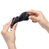 Leather Portable Key Bag and Lipstick Bag with Keychain Organizer