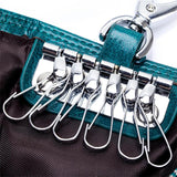 Zippered Car Key Purse Leather Key Wallet F1106