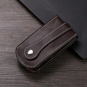 Etaofun Leather Car Key Holder for Men, Vintage Keys Case
