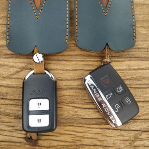Leather Car Keychain Holder Organizer - Prince Design
