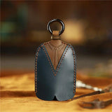 Leather Car Keychain Holder Organizer - Prince Design