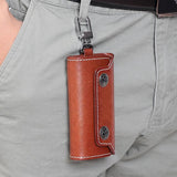 Vintage Leather Key Holder Key Wallet Keychain