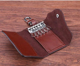 Cowhide Key Case Business Leather Key Bag Door Key Chain