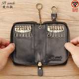 Cowhide Leather Key Holders Vintage Style Key Chains