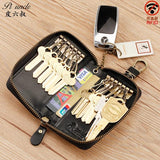 Cowhide Leather Key Holders Vintage Style Key Chains