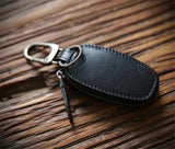 Cowhide Car Key Holder Pouch Bag Organizer Keychain Cover Male