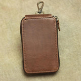 Vintage Layer Cowhide Men Key Wallets
