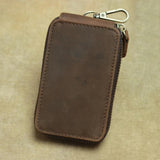 Vintage Layer Cowhide Men Key Wallets