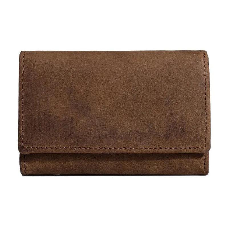Western Leather Three Folder Car Key Bag
