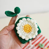 Knitted Key Case Pull Type Key Wallet Key Pig Pouch Organizer