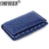 Sheep Skin Key Wallet Knitting Style Key Holder