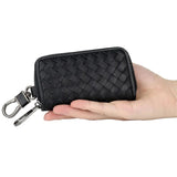 Handmade Sheep Skin Key Case Unisex Zipper Purse