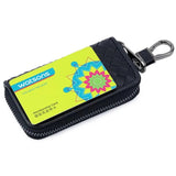 Handmade Sheep Skin Key Case Unisex Zipper Purse