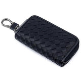 Handmade Sheep Skin Key Case Unisex Zipper Purse