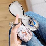Cute Cartoon Car Key Bag Set for Women Compact Storage