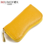 Leather Keychain Key Bag Wallet 8 Key Holder Organizer