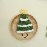 Hand-woven Santa Knitting Key Bag - Christmas Gift