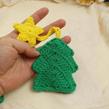 Hand-woven Santa Knitting Key Bag - Christmas Gift