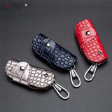 Leather Keys Organizer Keychain Small Wallets Key Bag Car Housekeeper