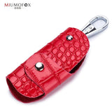 Leather Keys Organizer Keychain Small Wallets Key Bag Car Housekeeper