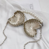 Love-Shaped Chain Shoulder Bag Lipstick Coin Purse