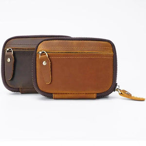 Men Leather Key Bag Large Capacity ID Bags