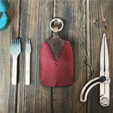 Genuine Leather Key Chain Pouch Car Key Holder Keys Case