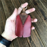 Genuine Leather Key Chain Pouch Car Key Holder Keys Case