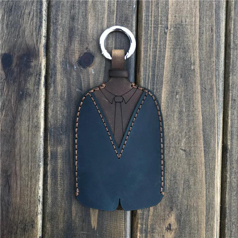 Genuine Leather Key Chain Pouch Car Key Holder Keys Case