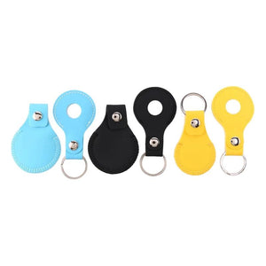 6Pcs PU Leather Case with Key Ring for Airtags Finder