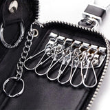 Leather Key Wallets Multifunctional Key Pouch