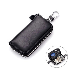 Leather Key Wallets Multifunctional Key Pouch