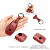 Leather Key Case for BENZ GLA200 C200L GLC260 GLK300 CLA