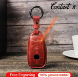 Leather Key Case for BENZ GLA200 C200L GLC260 GLK300 CLA