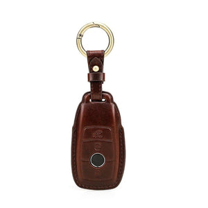 Leather Key Case for BENZ GLA200 C200L GLC260 GLK300 CLA