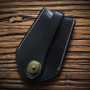 Vintage Cowhide Key Wallet Men Holder Organizer