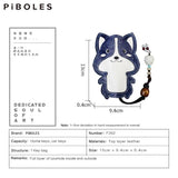 Embossed Leather Key Pouch Cowhide Car Key Case Keychain